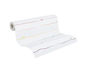 A.S. Création Childrens Wallpaper Little Love Non-Woven Wallpaper 10.05 m x 0.53 m Multicolored White Red Made in Germany 381401 38140-1