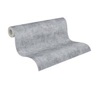 A.S. Création Concrete Wallpaper Blooming Non-Woven Wallpaper 10.05 m x 0.53 m Grey Made in Germany by Livingwalls 224019 2240-19