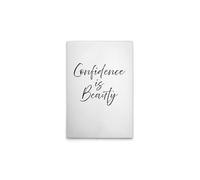 A.S. Création Confidence is Beauty DD133041 Canvas Picture White Black 50 x 75 cm