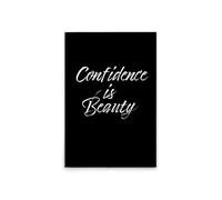 A.S. Création Confidence is Beauty DD133047 Canvas Picture in White 60 x 90 cm Black