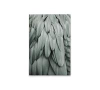 A.S. Création DD131754 Canvas Picture Feathers Modern Wall Picture in Blue, Grey 60 x 90 cm