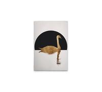 A.S. Création DD131758 Canvas Picture Swan Black Gold Wall Picture in Cream Black 50 x 75 cm