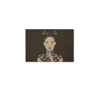 A.S. Création DD132085 Asian Canvas Wall Picture in Brown, Grey 75 x 50 cm