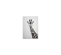 A.S. Création DD132224 Canvas Picture Animals Giraffe - Wall Picture in Black/White - 40 x 60 cm