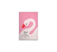 A.S. Création DD132797 Swan Head Up Gorgeous Canvas Picture 50 x 75 cm Pink/White
