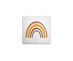 A.S. Création DD133069 Rainbow Canvas Picture 50 x 50 cm White Brown