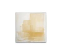 A.S. Création DD133216 Canvas Picture Watercolour Painting - Wall Picture in White, Yellow - 60 x 60 cm