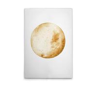 A.S. Création DD133310 Golden Moon Canvas Picture in White/Yellow 80 x 120 cm