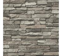 A.S.Creation Designer Wallpaper Faux Grey Brick Stone