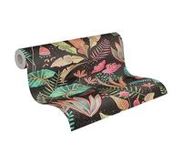 A.S. Creation Famous Garden 393481 Non-Woven Wallpaper Floral Look 10.05 x 0.53 m Black
