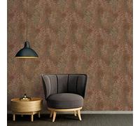 A.S. Création Floral Brown Beige Metallic Terra 389192 Non-Woven Wallpaper Plants 10.05 m x 0.53 m Made in Germany