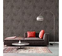 A.S. Création Floral Grey Beige Metallic Terra 389191 Non-Woven Wallpaper Plants 10.05 m x 0.53 m Made in Germany