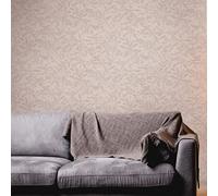 A.S. Création Floral Grey Beige Terra 389243 Non-Woven Wallpaper Plants 10.05 m x 0.53 m Made in Germany