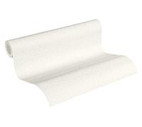 A.S. Création Floral Wallpaper Blooming Non-Woven Wallpaper 10.05 m x 0.53 m White Silver Made in Germany by Livingwalls 372651 37265-1