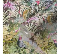 A.S. Création Floral Wallpaper Dream Flowery Non-Woven Wallpaper 10.05 m x 0.53 m Green Pink Grey Made in Germany 381793 381793