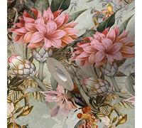 A.S. Création Floral Wallpaper Dream Flowery Non-Woven Wallpaper 10.05 m x 0.53 m Green Pink Yellow Made in Germany 381771 381771