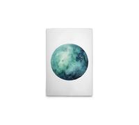 A.S. Création Green Planet DD133333 Canvas Picture 50 x 75 cm White Green