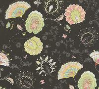 A.S. Création House of Turnowsky 388992 Non-Woven Wallpaper Patterned Flowers Black Colourful 10.05 m x 0.53 m Made in Germany