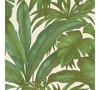 Wallpaper non-woven leaves green cream AS Creation Versace 96240-5 (8,10£/1qm)