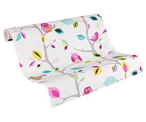 A.S. Creation Kids Party 856326 Patterned Wallpaper Multi-Coloured/Yellow/Green