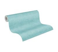 A.S. Création Lilly & Luis Non-Woven Wallpaper Solid Colour in Blue - 10,05 x 0,53 m Wallpaper for Kids - 771794
