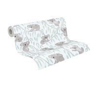 A.S. Création Lilly & Luis Non-Woven Wallpaper with Animals in Brown, Grey, Green - 10,05 x 0,53 m Wallpaper for Kids Made in Germany - 771342