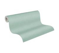 A.S. Création Livingwalls Tapete 396511 Plain Wallpaper in Blue, Green, Turquoise - Modern, Non-woven, 10.05 m x 0.53 m - Made in Germany
