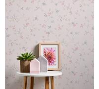 A.S. Création Maison Charme 390712 Non-Woven Wallpaper Cream Green Blue Pink 10.05 m x 0.53 m Made in Germany