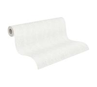 A.S. Création Meistervlies 2020 35452-1 Paintable Non-Woven Wallpaper 10.05 m x 0.53 m White Paintable Made in Germany