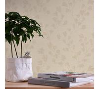 A.S. Création Nara 387475 Non-Woven Wallpaper Floral Beige Grey 10.05 m x 0.53 m Made in Germany