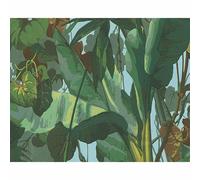 A.S. Creation Nature Embossed Leaf Pattern Floral Jungle Wallpaper in Green A.S. Creation Green