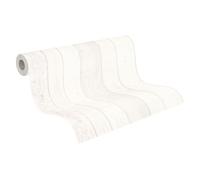 A.S. Création Non-woven wallpaper Black & White Wood Effect Wallpaper 10.05 m x 53 cm Grey White Made in Germany 855046 8550-46