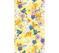 A.S. Création Non-Woven Wallpaper Flowers in Yellow, Blue and White - Wall Wallpaper for Various Rooms - XXL Wall Picture 2.80 m x 1.59 m
