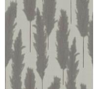 A.S. Création Non-woven wallpaper grey black pampas grass 386314 (3,95£/1qm)