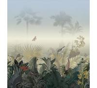 A.S. Création Non-Woven Wallpaper, Jungle Vintage Wallpaper in Beige, Green and Grey, Wall Wallpaper for Various Rooms, XXL Wall Picture, 2.80 m x 2.65 m