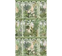 A.S. Création Non-Woven Wallpaper, Jungle Wallpaper in Green, White and Purple, Wall Wallpaper for Various Rooms, XXL Wall Picture, 2.80 m x 1.59 m