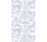 A.S. Création Non-Woven Wallpaper - Leopard Wallpaper in White, Blue and Purple - Wall Wallpaper for Various Rooms - XXL Wall Picture 2.80 m x 1.59 m