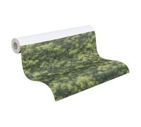 A.S. Création Non-Woven Wallpaper Moss Wall in Green - High-Quality Design Wallpaper with Moss Wall Look 394051 - Wall Wallpaper Moss Design for Living Room - Made in Germany