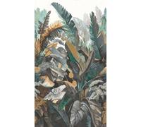 A.S. Création Non-Woven Wallpaper Palm Leaves in Cream, Green and Brown - Wall Wallpaper for Various Rooms - XXL Wall Picture 2.80 m x 1.59 m