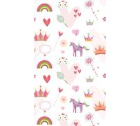 A.S. Création Non-Woven Wallpaper - Rainbow Wallpaper in Pink, White and Red - Wall Wallpaper for Various Rooms - XXL Wall Picture 2.80 m x 1.59 m