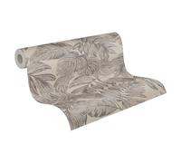A.S. Création Non-Woven Wallpaper with Jungle Design in Brown, Grey, Beige - 10,05 x 0,53 m Patterned Wallpaper - 393402