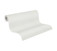 A.S. Création Paintable Non-Woven Wallpaper Meistervlies Structure Wallpaper 10.05 m x 53 cm White Made in Germany 103819 1038-19