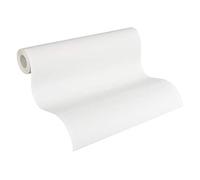 A.S.Création Paintable Non-Woven Wallpaper Wallpaper 10.05 x 0.53 m Made in Germany 245816 2458 - 16 White