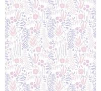 A.S. Creation Pink And Lilac Kids Floral Non Woven Wallpaper 10.05M X 53Cm For Children's Bedroom And Playroom