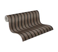 A.S. Création PintWalls II 391093 Wooden Wallpaper Modern 3D Effect Brown Black 10.05 m x 0.53 m Made in Germany