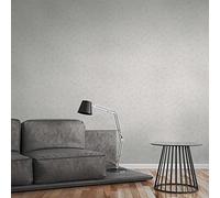 A.S. Création Plain Wallpaper Attractive Non-Woven 10.05 m x 0.53 m White Grey Made in Germany 377715 3777-15