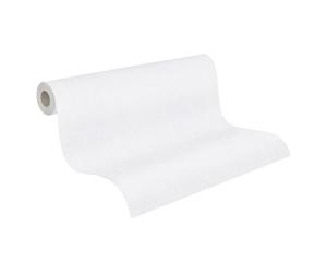 A.S. Création Plain Wallpaper Little Love Non-Woven Wallpaper 10.05 m x 0.53 m White Made in Germany 383129 38312-9