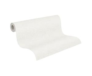 A.S. Création Plain Wallpaper New Life Non-Woven Wallpaper 10.05 m x 0.53 m Creme Made in Germany 356574 3565-74