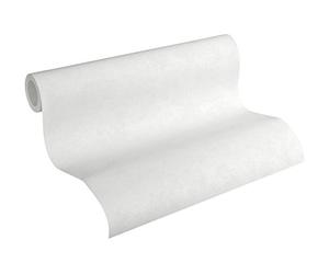 A.S. Création Plain Wallpaper Pop Style Non-Woven Wallpaper 10.05 m x 0.53 m Beige Creme Silver Made in Germany 116055 1160-55