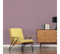 As Creation Bricoflor Non-Woven Wallpaper, Retro Wallpaper In Orange - 8,50 X 0,53 M